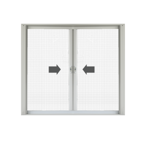 Cửa kéo ngang 2 cánh